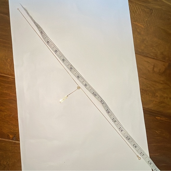 $1200 Mary Margrill M2 Solid 14K Yellow Gold LOVE SkippyDiggy Diamond Necklace - Picture 13 of 17